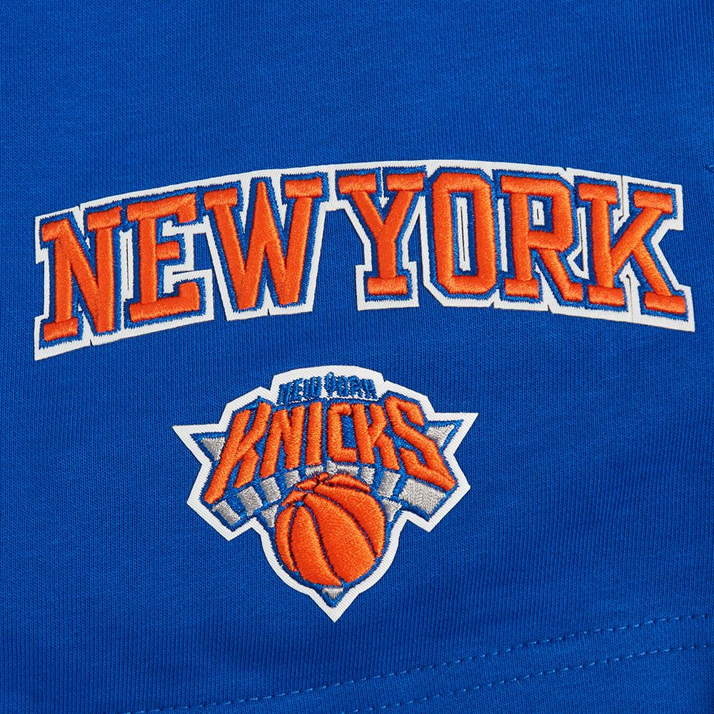 Pro Standard Women's New York Knicks Blue Classic Fleece Shorts product image