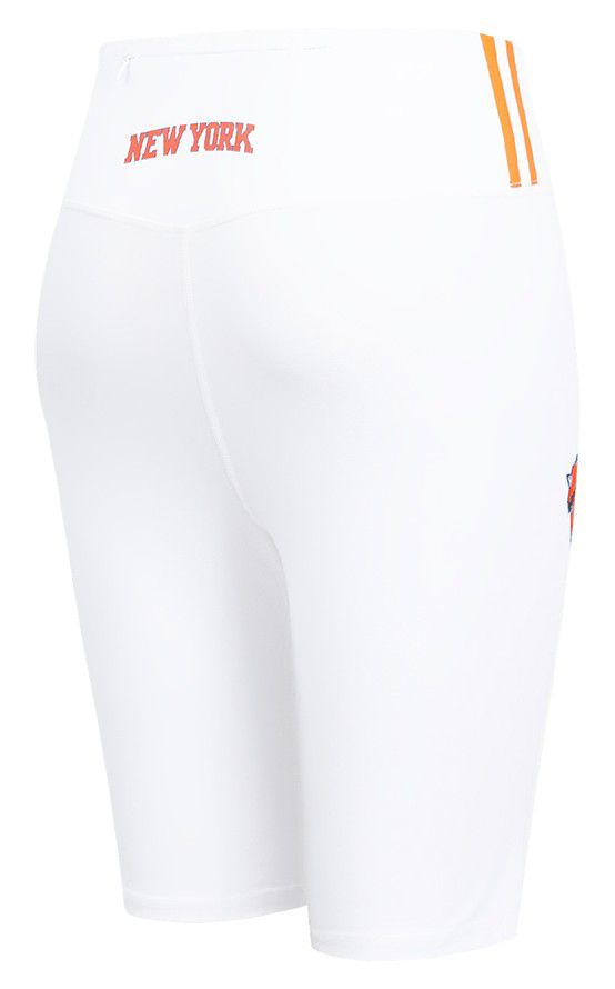 Pro Standard Women's New York Knicks White Classic Cotton Bike Shorts product image