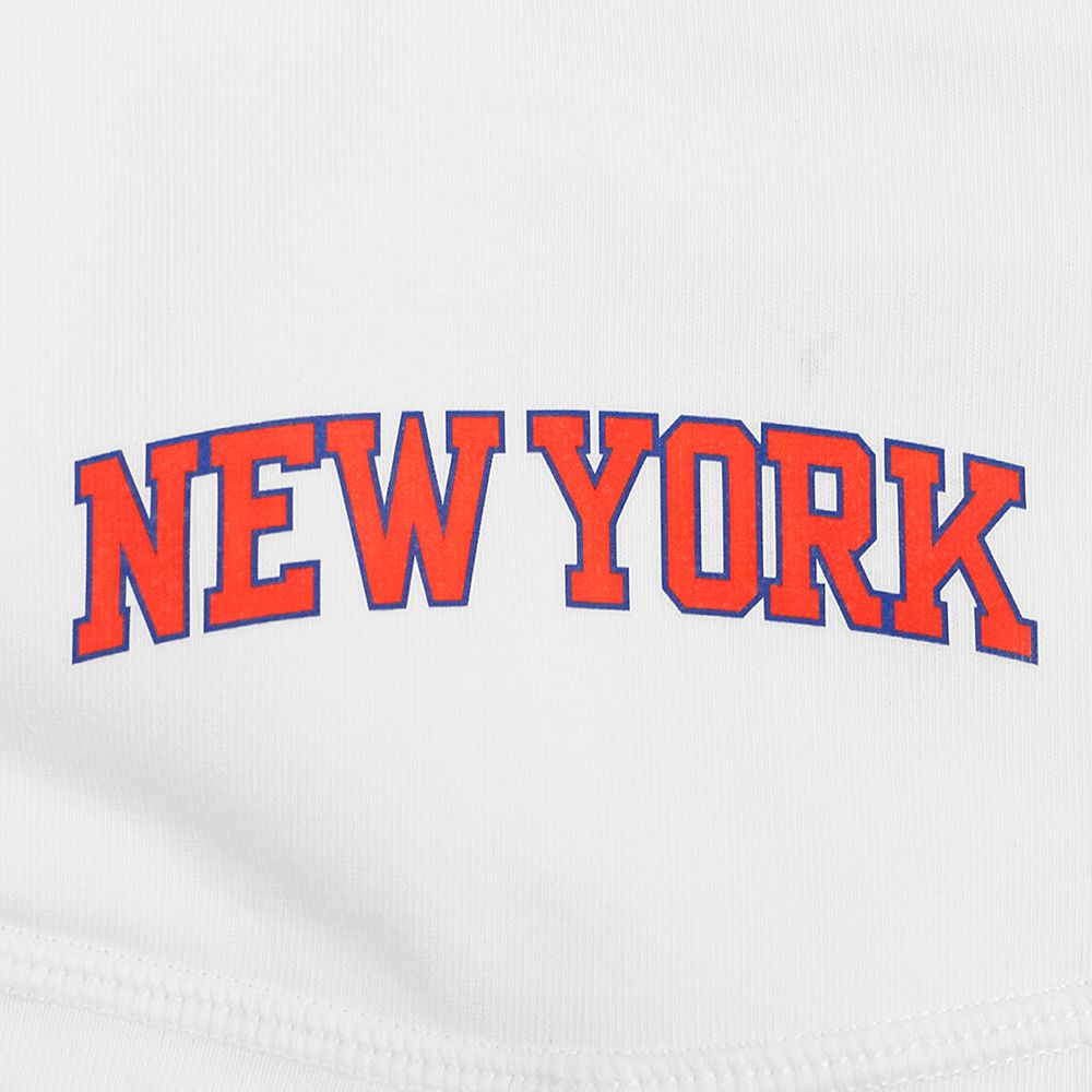 Pro Standard Women's New York Knicks White Classic Cotton Bike Shorts product image