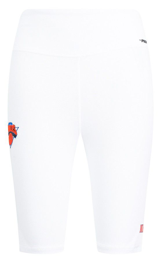 Pro Standard Women's New York Knicks White Classic Cotton Bike Shorts product image
