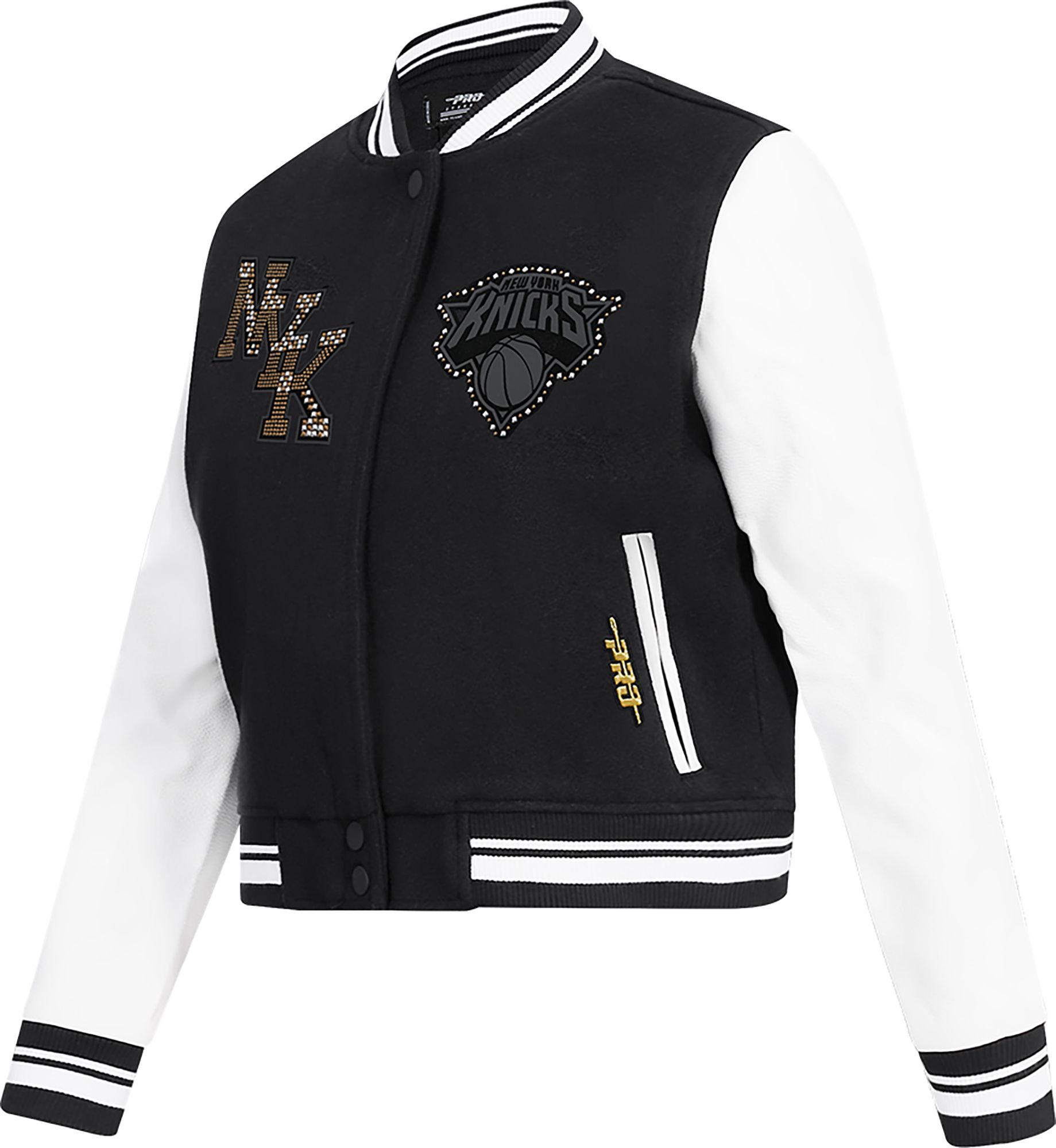 Pro Standard Women's New York Knicks Black Renegade Wool Jacket product image