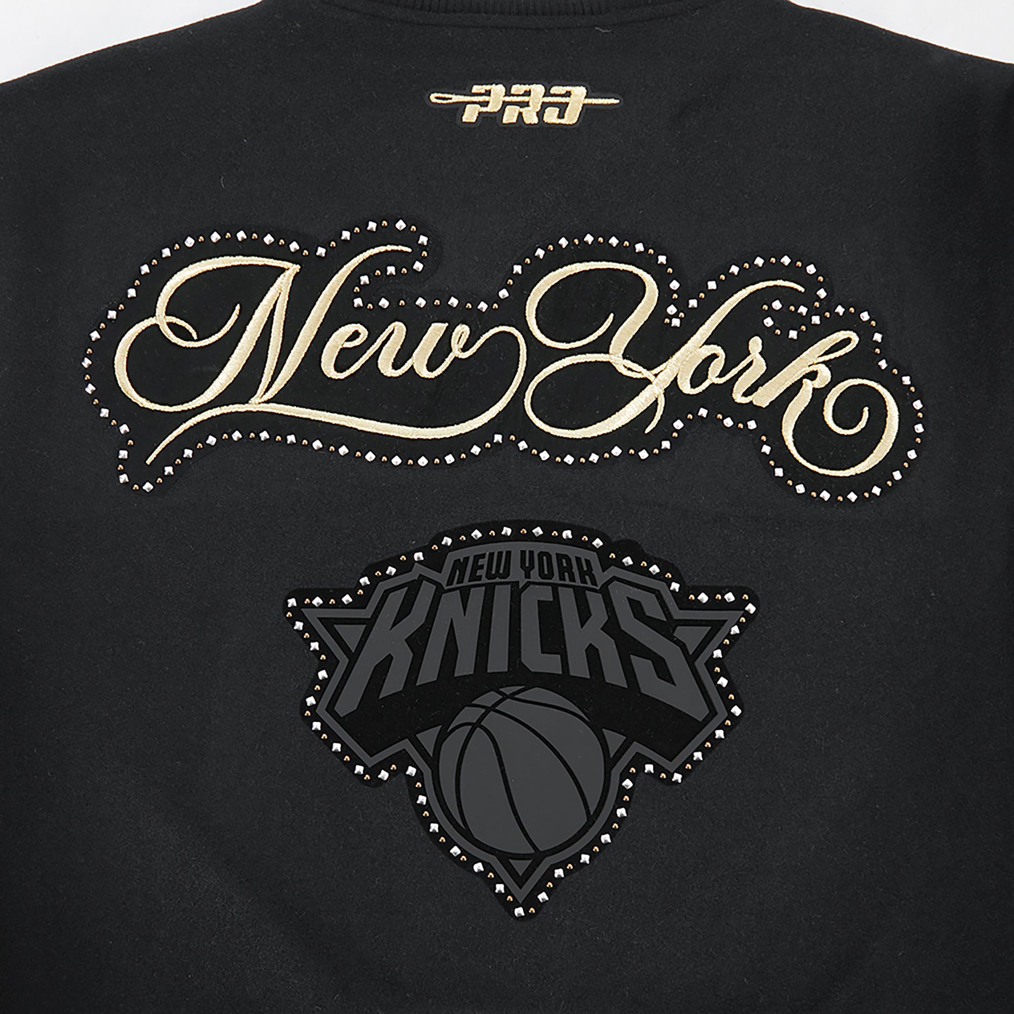Pro Standard Women's New York Knicks Black Renegade Wool Jacket product image