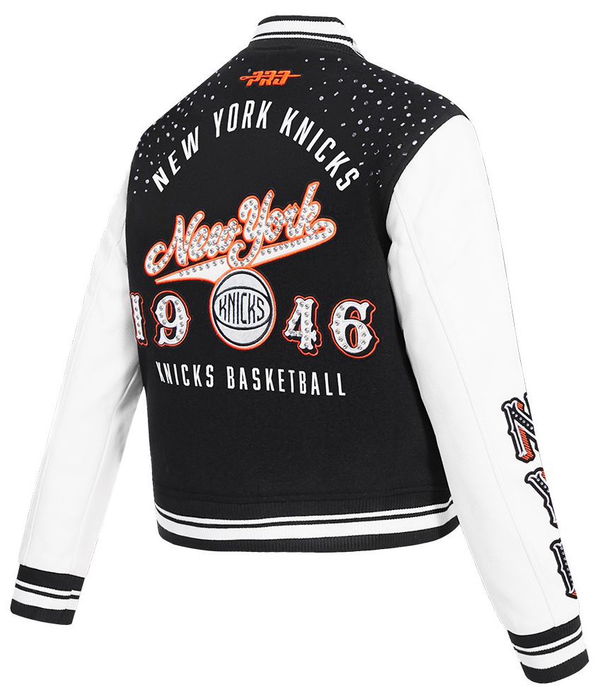 Pro Standard Women's New York Knicks Black Legacy Varsity Jacket product image
