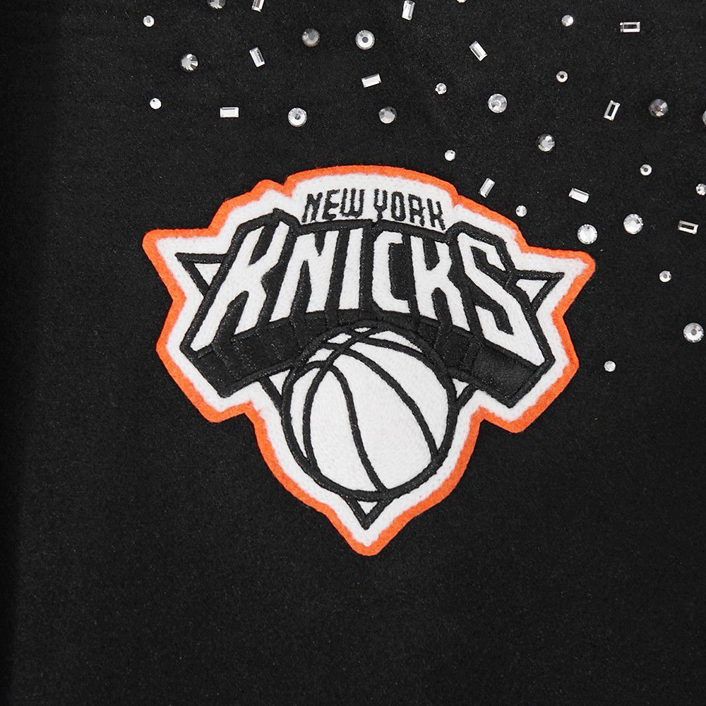 Pro Standard Women's New York Knicks Black Legacy Varsity Jacket product image