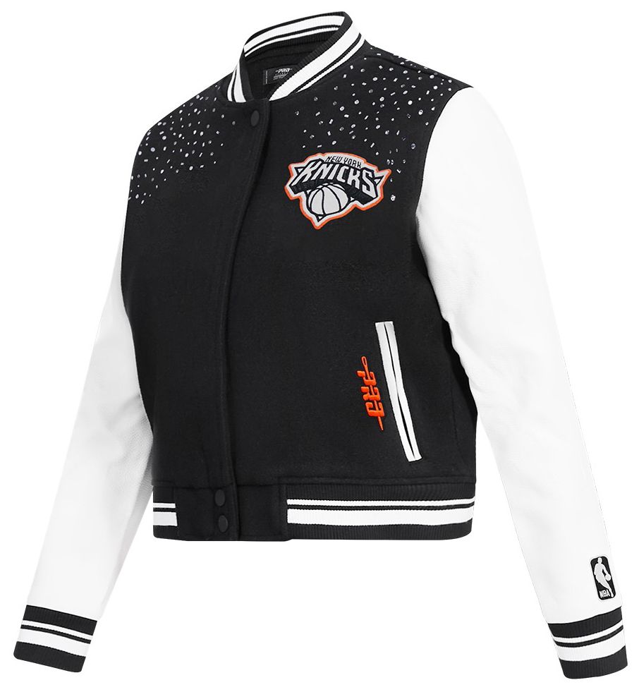 Pro Standard Women's New York Knicks Black Legacy Varsity Jacket product image