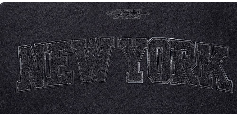 Pro Standard Women's New York Knicks Black Classic Wool Varsity Jacket product image