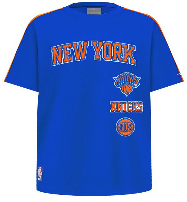 Pro Standard Boys' New York Knicks Blue Retro Classic Taping T-Shirt product image