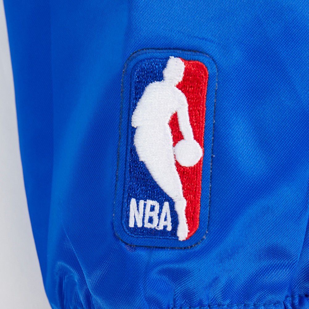 Pro Standard Boys' New York Knicks Blue Ribbed Satin Jacket product image