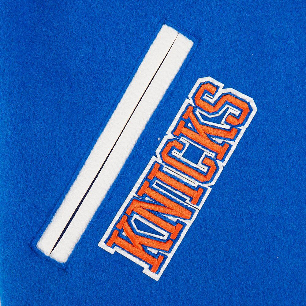 Pro Standard Boys' New York Knicks Blue Wool Varsity Jacket product image