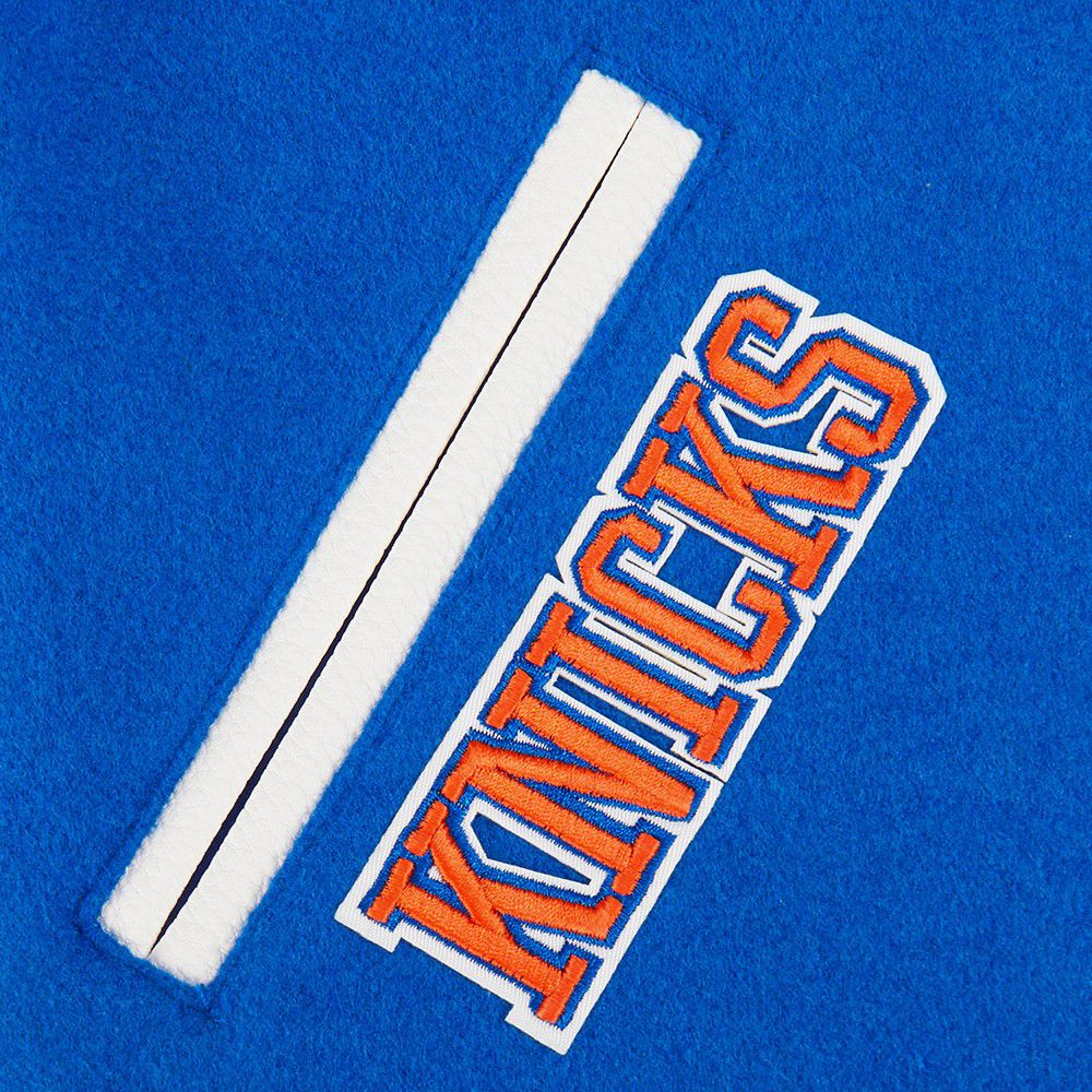 Pro Standard Boys' New York Knicks Blue Wool Varsity Jacket product image