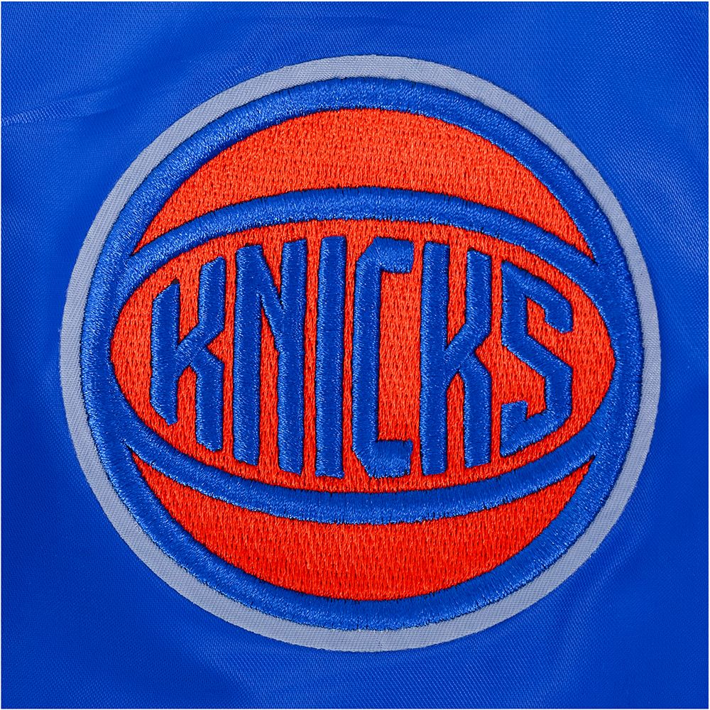 Pro Standard Women's New York Knicks Blue Game Day Classics Satin Jacket product image