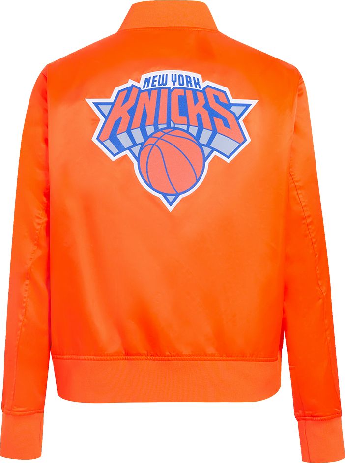 Pro Standard Women's New York Knicks Orange Classic Satin Jacket product image