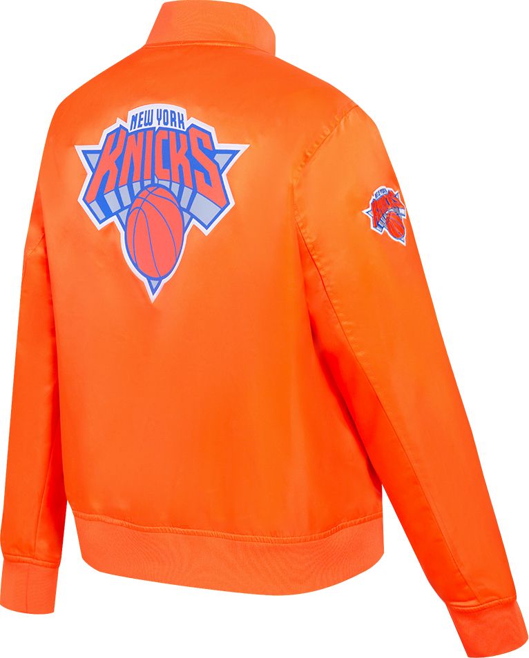 Pro Standard Women's New York Knicks Orange Classic Satin Jacket product image