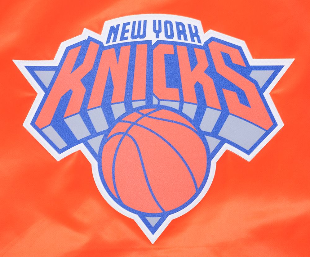 Pro Standard Women's New York Knicks Orange Classic Satin Jacket product image