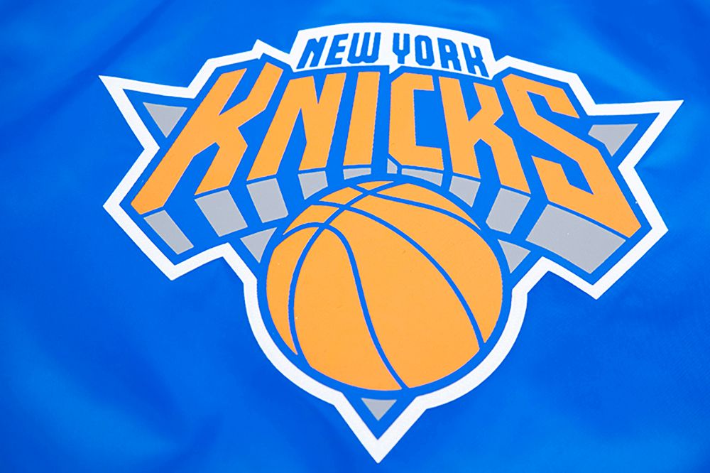 Pro Standard Women's New York Knicks Blue Classic Satin Jacket product image