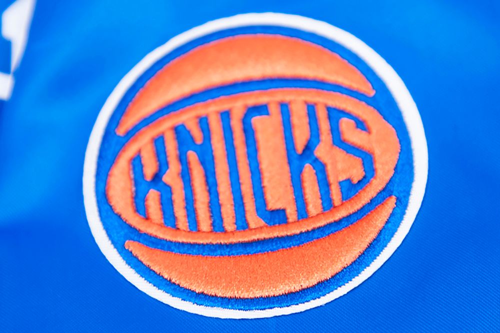 Pro Standard Women's New York Knicks Blue Classic Satin Jacket product image