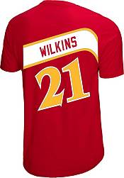 Lids Dominique Wilkins Atlanta Hawks Mitchell & Ness Hardwood Classics Team  Name Number T-Shirt - Red