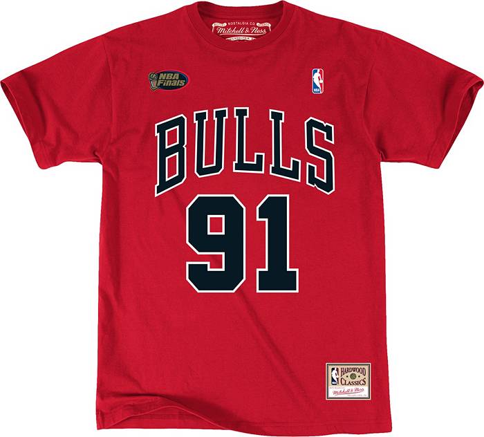 Dennis Rodman Chicago Bulls Mitchell & Ness Player Graphic T-Shirt - Black