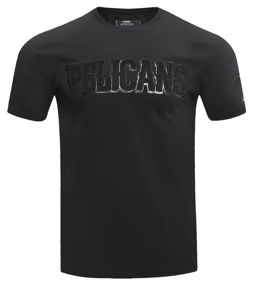 Pro Standard Men's New Orleans Pelicans Triple Black Short Sleeve T-Shirt product image
