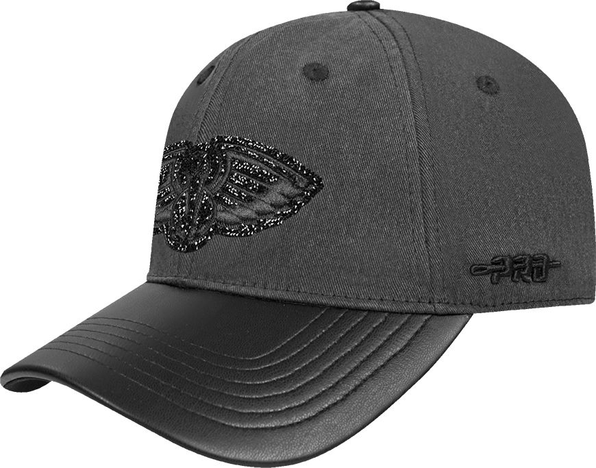 Pro Standard Women's New Orleans Pelicans Black Crystalline Strapback Hat product image