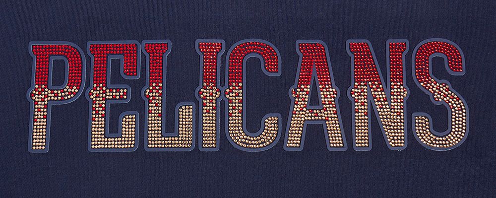 Pro Standard Women's New Orleans Pelicans Jewel Fleece Crewneck Sweatshirt product image