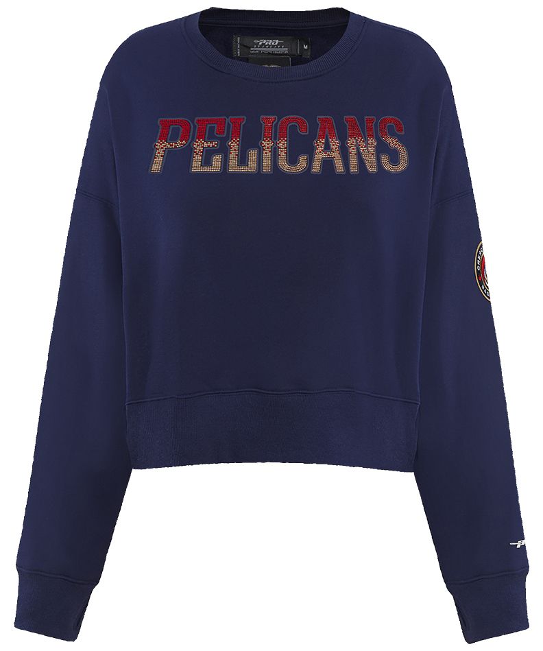 Pro Standard Women's New Orleans Pelicans Jewel Fleece Crewneck Sweatshirt product image