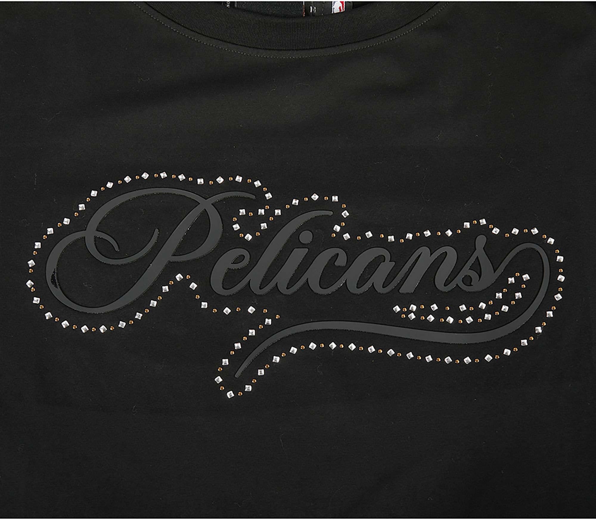 Pro Standard Women's New Orleans Pelicans Black Renegade Boxy Long Sleeve Shirt product image