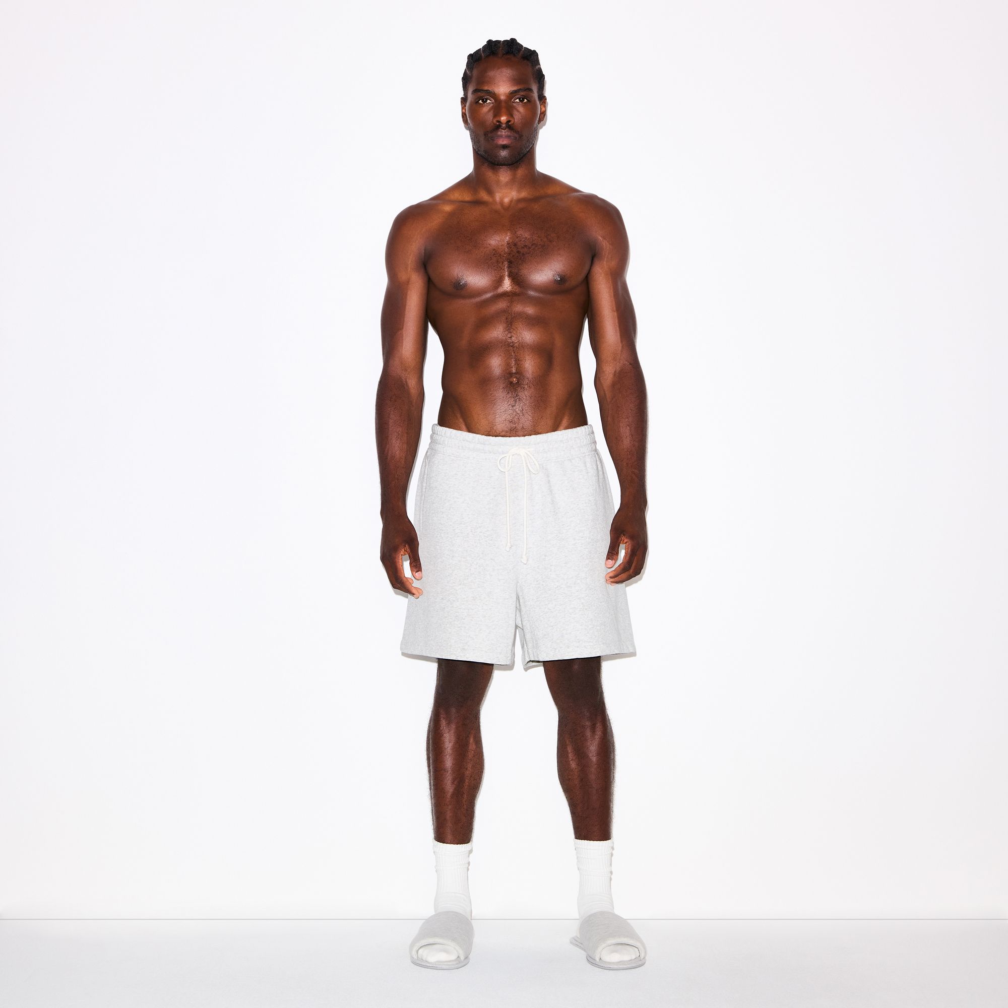 SKIMS Men's Fleece Lounge Relaxed Shorts product image