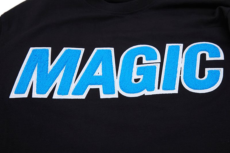 Pro Standard Men's Orlando Magic Black Classic Chenille T-Shirt product image