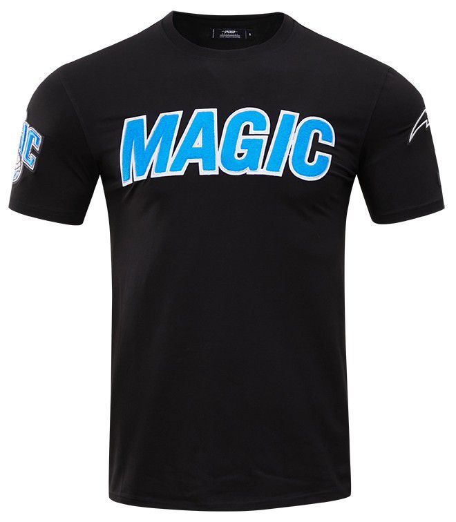 Pro Standard Men's Orlando Magic Black Classic Chenille T-Shirt product image