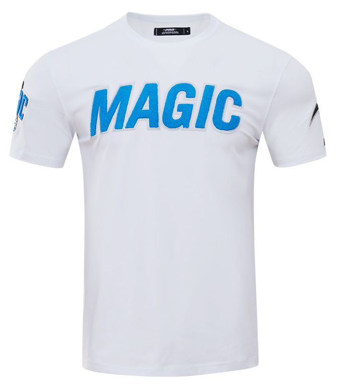 Pro Standard Men's Orlando Magic White Classic Chenille T-Shirt product image