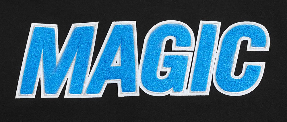 Pro Standard Men's Orlando Magic Black Classic Chenille T-Shirt product image