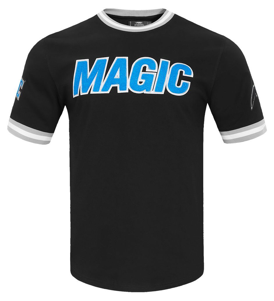 Pro Standard Men's Orlando Magic Black Classic Chenille T-Shirt product image