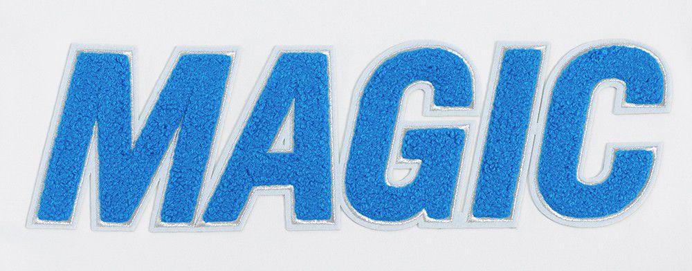 Pro Standard Men's Orlando Magic White Classic Chenille T-Shirt product image