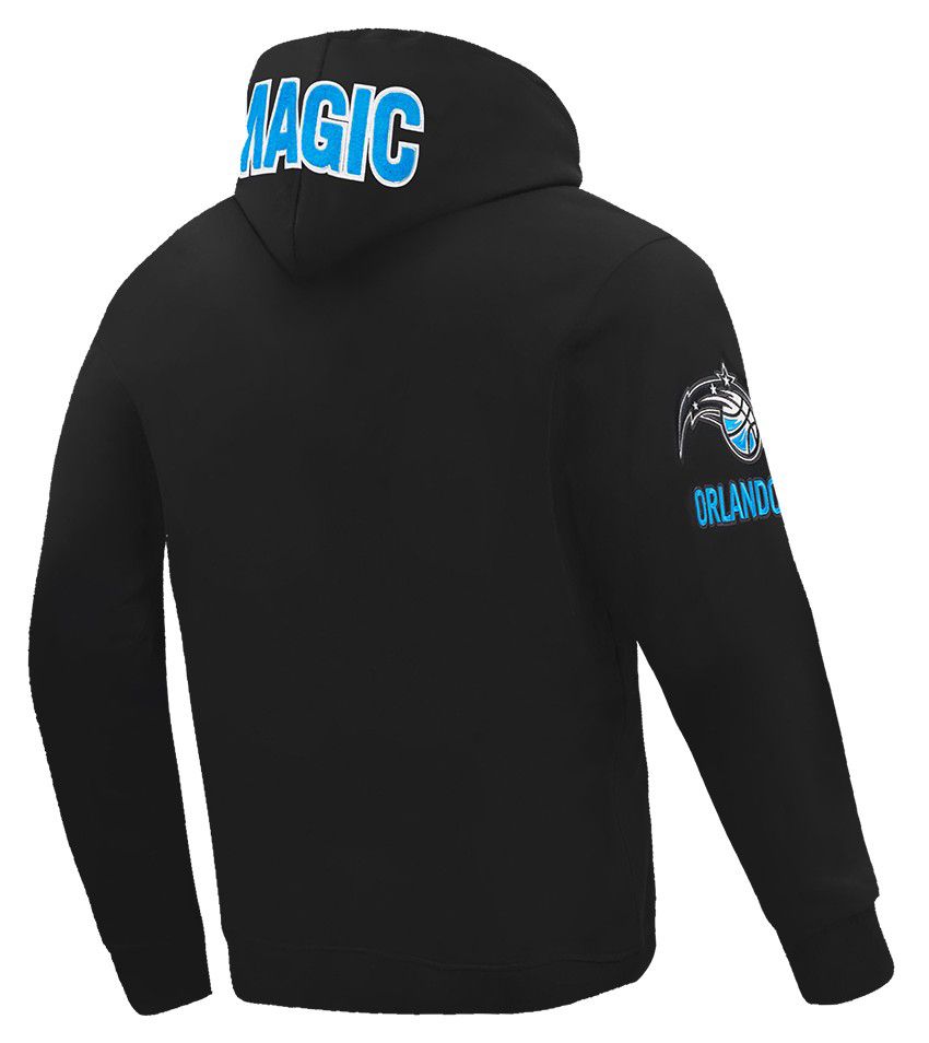 Pro Standard Men's Orlando Magic Black Classic Chenille Pullover Hoodie product image