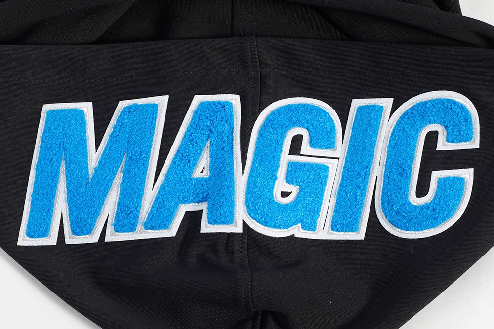 Pro Standard Men's Orlando Magic Black Classic Chenille Pullover Hoodie product image