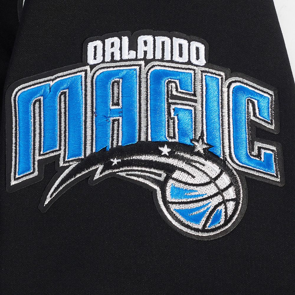 Pro Standard Men's Orlando Magic Black Classic Chenille Pullover Hoodie product image