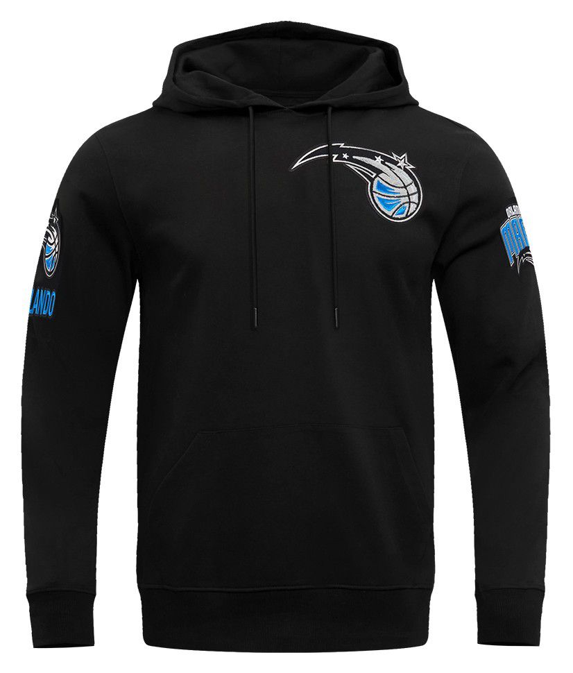 Pro Standard Men's Orlando Magic Black Classic Chenille Pullover Hoodie product image