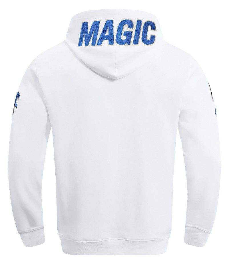 Pro Standard Men's Orlando Magic White Classic Chenille Pullover Hoodie product image