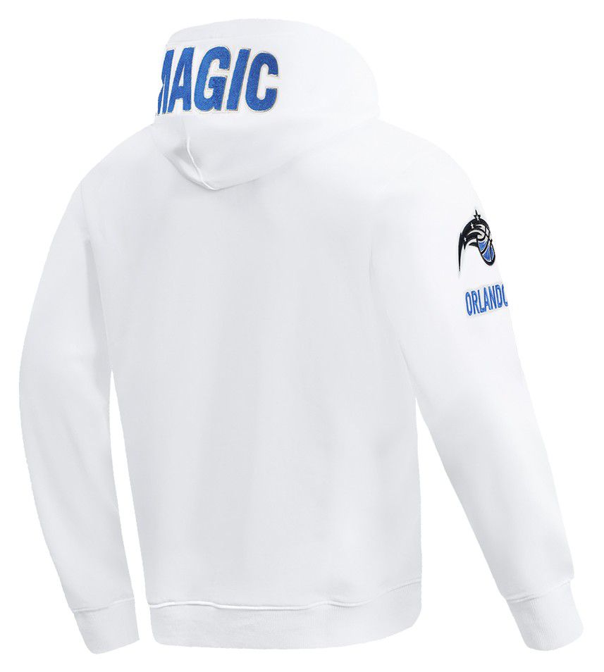 Pro Standard Men's Orlando Magic White Classic Chenille Pullover Hoodie product image