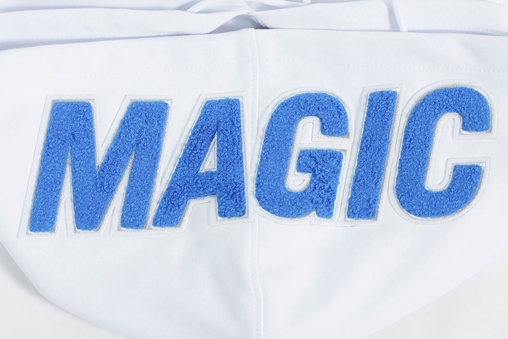 Pro Standard Men's Orlando Magic White Classic Chenille Pullover Hoodie product image