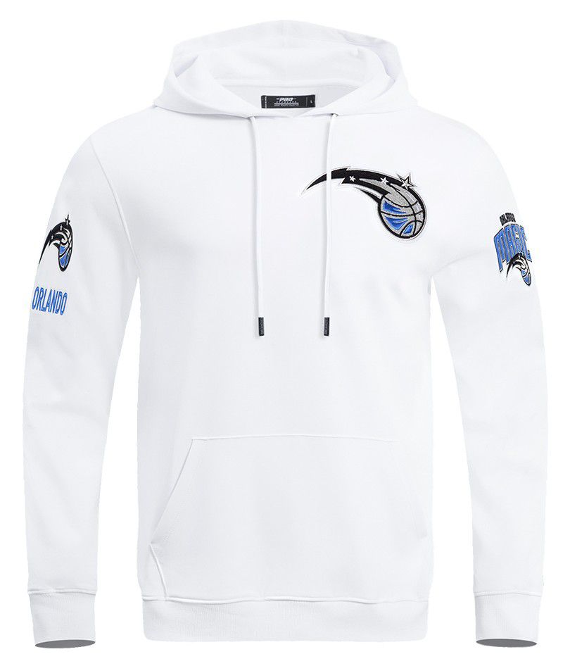 Pro Standard Men's Orlando Magic White Classic Chenille Pullover Hoodie product image