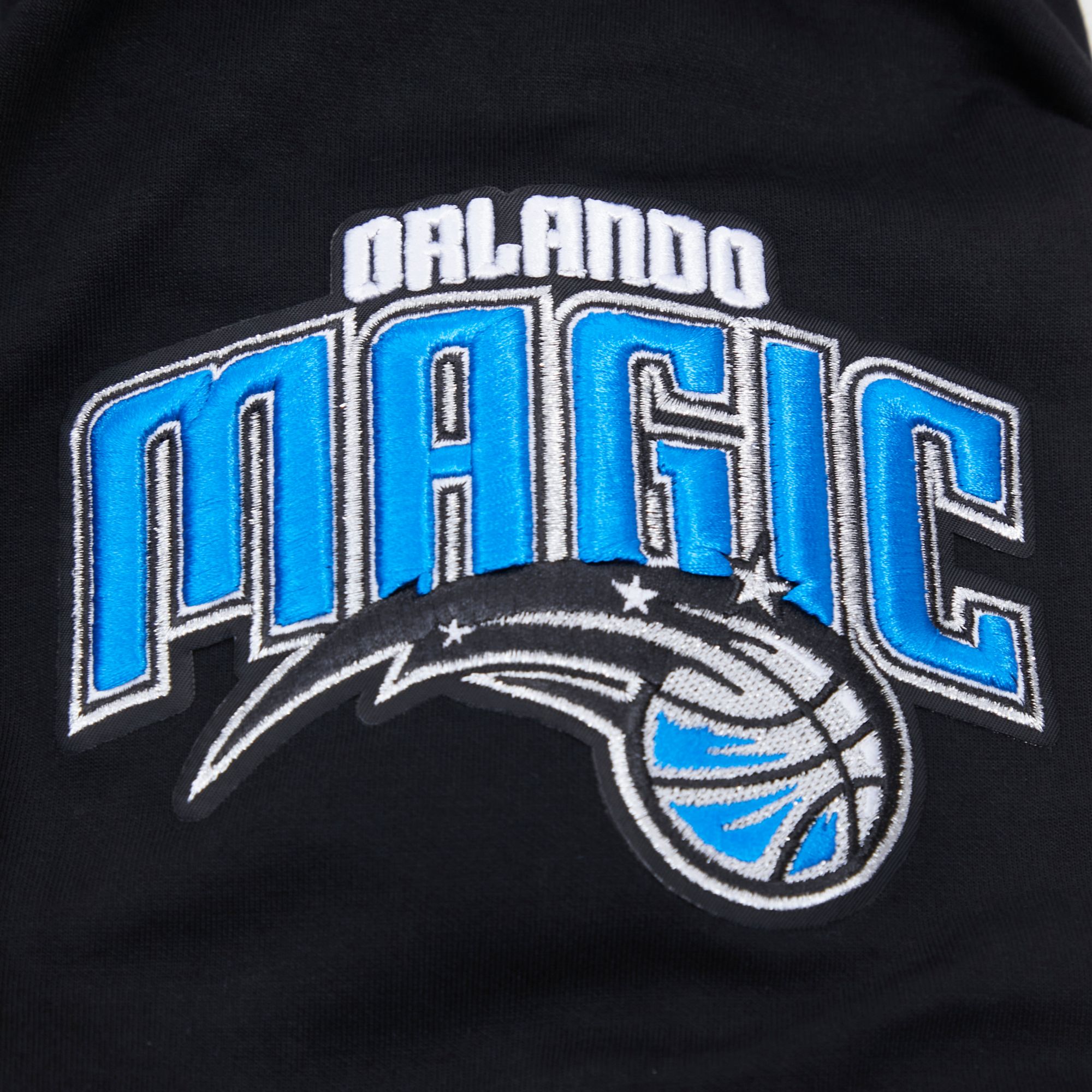 Pro Standard Men's Orlando Magic Black Classic Chenille Full Zip Hoodie product image