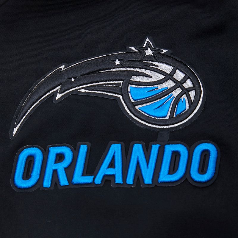 Pro Standard Men's Orlando Magic Black Classic Chenille Full Zip Hoodie product image