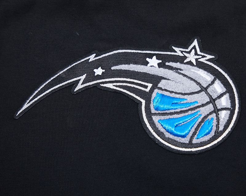 Pro Standard Men's Orlando Magic Black Classic Chenille Full Zip Hoodie product image