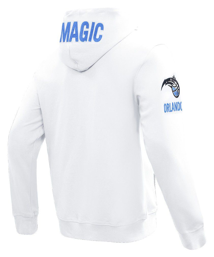 Pro Standard Men's Orlando Magic White Classic Chenille Full Zip Hoodie product image