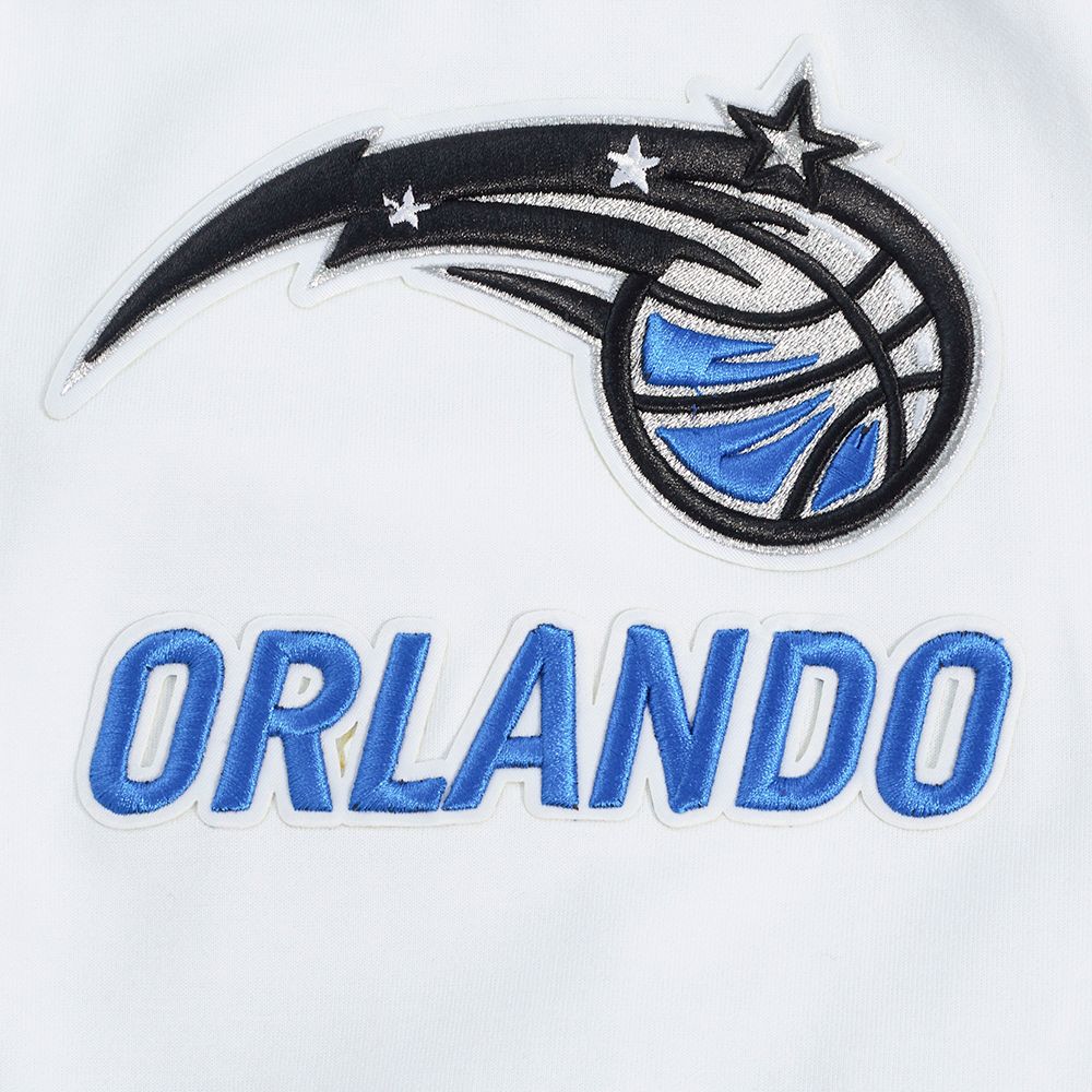 Pro Standard Men's Orlando Magic White Classic Chenille Full Zip Hoodie product image