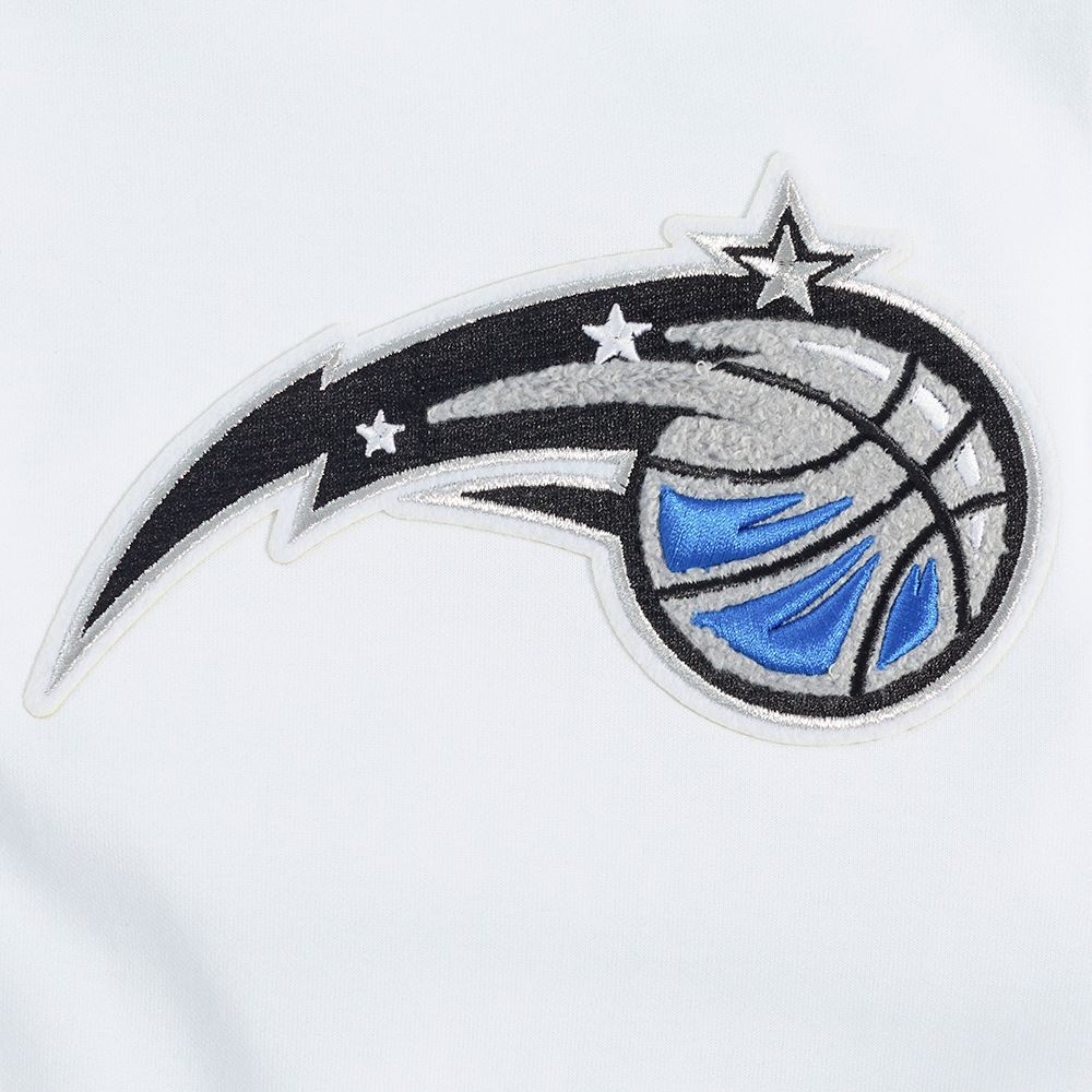 Pro Standard Men's Orlando Magic White Classic Chenille Full Zip Hoodie product image