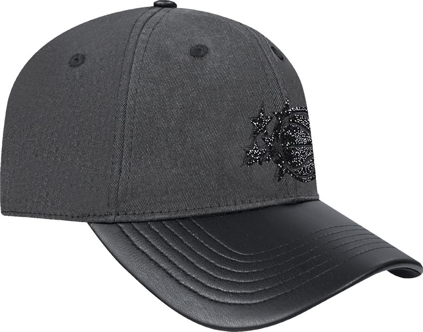Pro Standard Women's Orlando Magic Black Crystalline Strapback Hat product image