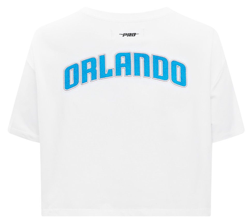 Pro Standard Women's Orlando Magic White Classic Boxy Cropped T-Shirt product image